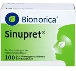 SINUPRET &uuml;berzogene Tabletten 100 St.