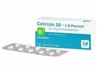CETIRIZIN 10-1A Pharma Filmtabletten 50 St.