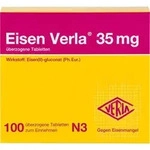 EISEN VERLA 35 mg &uuml;berzogene Tabletten 100 St.