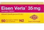 EISEN VERLA 35 mg &uuml;berzogene Tabletten 50 St.