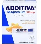 ADDITIVA Magnesium 375 mg Sticks Orange 20 St.