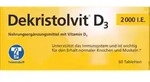 DEKRISTOLVIT D3 2000 I.E. Tabletten 60 St. (16 g)