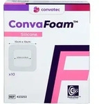 CONVAFOAM Silicone Verband 10x10 cm 10 St.