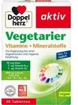 DOPPELHERZ Vegetarier Vitamine+Mineralstoffe aktiv 30 St.