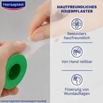 HANSAPLAST Fixierpfl.Sensitive 1,25 cmx5 m 1 St.