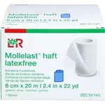MOLLELAST haft Binden latexfrei 6 cmx20 m blau 1 St.