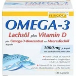 OMEGA-3 LACHS&Ouml;L plus Vit.D plus Omega-3 Konz.Kps. 100 St.