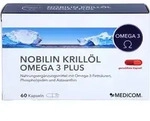 NOBILIN Krill&ouml;l Omega-3 Plus Kapseln 60 St.