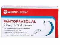 PANTOPRAZOL AL 20 mg bei Sodbr.magensaftres.Tabl. 14 St.