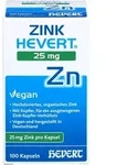 ZINK HEVERT 25 mg Kapseln 100 St. (29 g)
