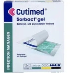CUTIMED Sorbact Gel Kompressen 7,5x7,5 cm 12 St.
