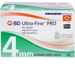 BD ULTRA-FINE PRO Pen-Nadeln 4 mm 32 G 0,23 mm 105 St.