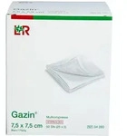 GAZIN Mullkomp.7,5x7,5 cm steril 8fach 50 St.