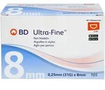 BD ULTRA-FINE Pen-Nadeln 8 mm 31 G 0,25 mm 105 St.