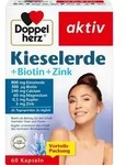 DOPPELHERZ Kieselerde+Biotin+Zink Kapseln 60 St.