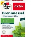 DOPPELHERZ Brennnessel+Magnesium+Zink Kapseln 60 St.