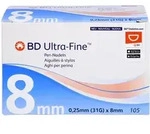 BD ULTRA-FINE Pen-Nadeln 8 mm 31 G 0,25 mm 105 St.