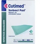 CUTIMED Sorbact Pad Kompressen 10x10 cm 5 St.