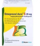 OMEPRAZOL dura S 20 mg magensaftresist.Hartkapseln 7 St.