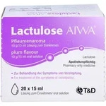 LACTULOSE AIWA Pflaumenaroma 10 g/15 ml Lsg.z.Einn 300 ml
