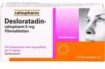 DESLORATADIN-ratiopharm 5 mg Filmtabletten 20 St.