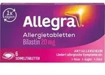 ALLEGRA Allergietabletten 20 mg Schmelztabletten 6 St.