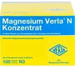 MAGNESIUM VERLA N Konzentrat Plv.z.H.e.L.z.Einn. 100 St.