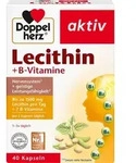 DOPPELHERZ Lecithin+B-Vitamine Kapseln 40 St.