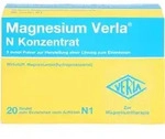 MAGNESIUM VERLA N Konzentrat Plv.z.H.e.L.z.Einn. 20 St.