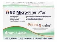 BD MICRO-FINE+ Pen-Nadeln 0,23x4 mm 32 G 100 St.