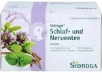 SIDROGA Schlaf- und Nerventee Filterbeutel 40 g