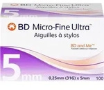 BD MICRO-FINE ULTRA Pen-Nadeln 0,25x5 mm 31 G 100 St.