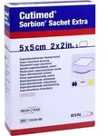 CUTIMED Sorbion Sachet Extra Wundaufl.5x5 cm 5 St.