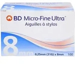BD MICRO-FINE ULTRA Pen-Nadeln 0,25x8 mm 31 G 100 St.