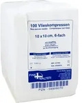 VLIESKOMPRESSEN unsteril 10x10 cm 6fach 100 St.