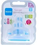 MAM Sauger Gr.1 0+ Monate Silikon 2 St.