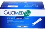 CALCIMED D3 500 mg/1000 I.E. Direct Granulat 60 St.