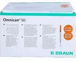 OMNICAN Insulinspr.0,5 ml U100 m.Kan.0,30x12 mm e. 100 St.