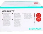 OMNICAN Insulinspr.1 ml U40 m.Kan.0,30x8 mm einz. 100 St.