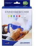 EINNEHMEBECHER m.Griff+2 Deckel 4+12mm blau 1 St.
