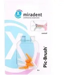 MIRADENT Interd.Pic-Brush Ersatzb.konisch orange 6 St.