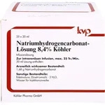 NATRIUMHYDROGENCARBONAT-L&ouml;sung 8,4% K&ouml;hler 500 ml