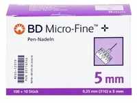 BD MICRO-FINE+ 5 Pen-Nadeln 0,25x5x110 mm 110 St.