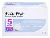 ACCU FINE sterile Nadeln f.Insulinpens 5 mm 31 G 100 St.
