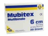 MUBITEX Mullbinden 6 cm ohne Cello 20 St.