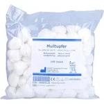 MULLTUPFER 20x20 cm pflaumengro&szlig; unsteril 100 St.