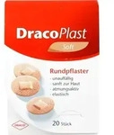 DRACOPLAST Soft Pflaster 2,2 cm rund hautf. 20 St.