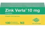 ZINK VERLA 10 mg Filmtabletten 100 St.