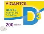 VIGANTOL 1.000 I.E. Vitamin D3 Tabletten 200 St.