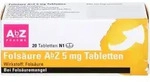 FOLS&Auml;URE AbZ 5 mg Tabletten 20 St.